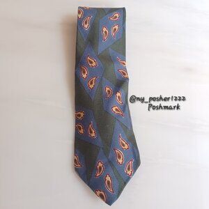 *𝓥𝓲𝓷𝓽𝓪𝓰𝓮 𝖠𝖫𝖠𝖭 𝗙𝗟𝗨ነነ𝗘𝗥 Tie Green Blue